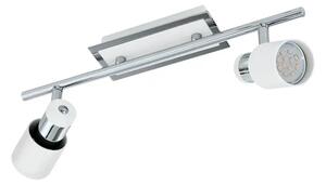 REFLEKTOR 2xLED GU10, 2X5W, 2X400lm, KROMIRANA/BELA DAVIDA 92085