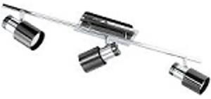 REFLEKTOR 3xLED GU10, 3X5W, 3X400lm, KROMIRANA/ČRNA DAVIDA 1 30834