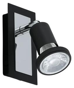 REFLEKTOR 1xLED GU10, 1X5W, 400lm, KROMIRANA/ČRNA SARRIA 94963