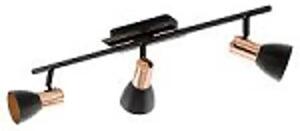 REFLEKTOR 3xLED 3X3,3W, 3X240lm, BAKER/ČRNA/JEKLO BARNHAM 94586