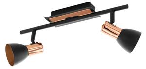 REFLEKTOR 2xLED 2X3,3W, 2X240lm, BAKER/ČRNA/JEKLO BARNHAM 94585