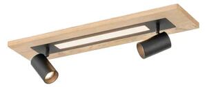 REFLEKTOR 2xLED GU10, 12W, + 2X4,5W, D-690, LES/ČRNA TORRESTRALLE 39748