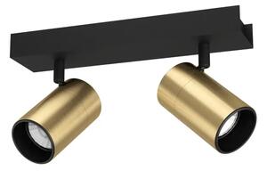 REFLEKTOR 2xLED GU10, 2X5W, D-280, MEDENINASTA/ČRNA CUMALIBO 390083