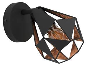 REFLEKTOR 1xE27 ČRNO/BAKRENO ANTIČNO KARTON 7 43715