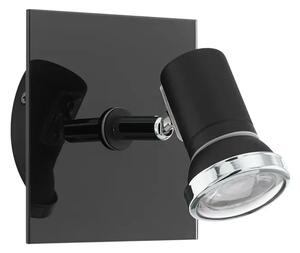 REFLEKTOR 1xLED GU10, 3,3W, 240lm, IP44, KROMIRANA/ČRNA TAMARA 1 33677