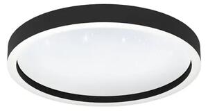 STROPNA SVETILKA 1xLED 17,8W, RGB-BELA, PROM 420, ČRNA/KRISTALNO UČINKOVITA MONTEMORELOS-Z 900411