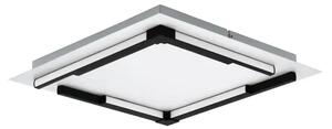 STROPNA SVETILKA 1xLED 25W, SD, KOCKA, ČRNO/BELA ZAMPOTE 900329