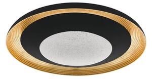 STROPNA SVETILKA, LED 24,5 W, 3000 lm, PROM 495, ZATEMNLJIVA, ČRNA/ZLATA CANICOSA 2 98527