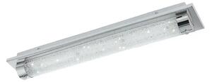 STROPNA SVETILKA 1xLED 19W, 2500lm, IP44, KROMIRANA/KRISTALNA TOLORICO 97055
