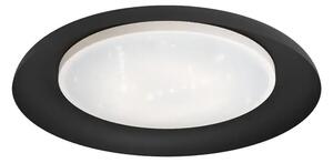 STROPNA SVETILKA 1xLED 17,8W, PROM 465, ČRNO/BELI KRISTAL PEJAMO 99703