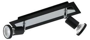 REFLEKTOR 2xLED GU10, 2X5W, 2X400lm, KROMIRANA/ČRNA SARRIA 94964