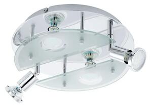 REFLEKTOR 4xLED GU10, 4X3W, 4X240lm, KROMIRANA/BELA ŽARNICA 1 93085