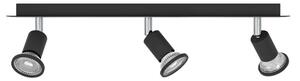 REFLEKTOR 3xLED GU10, 3X5W, 3X400lm, KROMIRANA/ČRNA SARRIA 94965