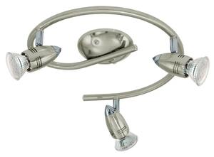 REFLEKTOR 3xLED GU10 3X3W, 3X240lm, G-OBLIKA, NIKL-MAT/KROM, MAGNUM LED 92643
