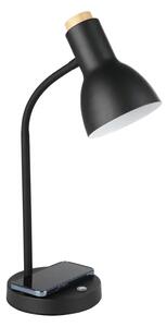 NAMIZNA SVETILKA 1xLED 6W, DOTIK, S POLNILNIKOM, ČRNA VERADAL-QI 900628