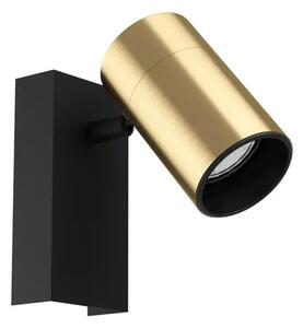 REFLEKTOR 1xLED GU10, 1X5W, MEDENINASTA/ČRNA CUMALIBO 390082