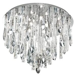 STROPNA SVETILKA 8xLED 8X33W, PROM 580, CALAONDA KROM/KRISTAL 93433