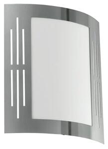 ZUNANJA STENSKA SVETILKA 1xE27 INOX CITY 82309
