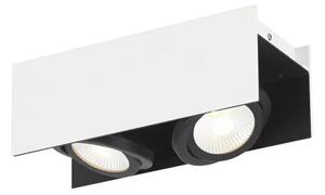 STROPNA SVETILKA/2, LED 2X5,4W, 1020 lm, ALUMINIJ/BELA VIDAGO 39316