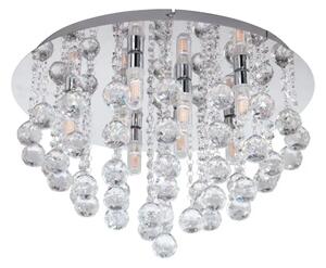 STROPNA SVETILKA 8xLED G9, 8X3W, 8X360lm, IP44, KROMIRANA/KRISTALI ALMONTE 97699