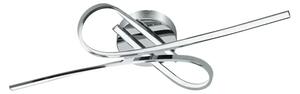 STROPNA SVETILKA 2xLED 2X10W, 2X900lm, KROMIRANA/BELA SELVINA 96329