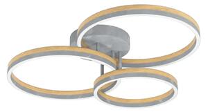 STROPNA SVETILKA 3x LED 43,5 W, 6300 lm, D-730, LESENA/SIVA CADINARO 39895