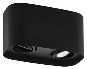 STROPNA SVETILKA/2, LED 2X5W, RGB-BELA, ČRNE SVETILKE-Z 99674