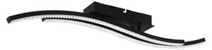 STROPNA SVETILKA 1xLED 21,5W, ČRNO/PROZORNO STEKLO LEJIAS 99801