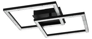 STROPNA SVETILKA 1xLED 21W, ČRNO/PROZORNO STEKLO LEJIAS 99799