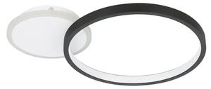 STROPNA SVETILKA 1xLED 15W, Z DALJINSKIM UPRAVLJALNIKOM, ČRNO/BELA GAFARES 900421
