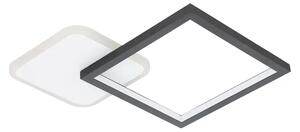 STROPNA SVETILKA 1xLED 15W, Z DALJINSKIM UPRAVLJALNIKOM, ČRNO/BELA GAFARES 900422