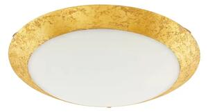 STROPNA SVETILKA 1xLED 16W, 1500lm, PROM 395, ZLATA/BELA MONTENOVO 98023