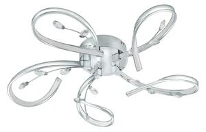 STROPNA SVETILKA/5, LED 5X6,6W, KROMIRANA/KRISTALNO BELA VALLEMARE 97487