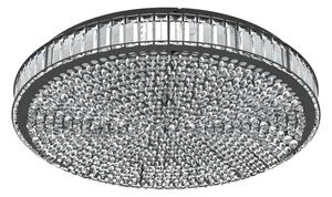 STROPNA SVETILKA 1xLED 43,5W, 4780lm, PROM 605, ČRNA/KRISTAL BALPARDA 390249