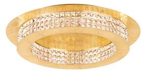 STROPNA SVETILKA/14, LED 14X3,2W, PROM 700, ZLATA/KRISTALNA PRINCIPLE 39406