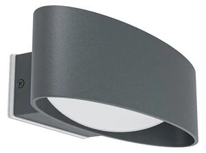 ZUNANJA STENSKA SVETILKA 1xLED 10W, 1100lm, IP44, ALUMINIJAST/JEKLO/PLASTIKA/ANTRACIT 98711