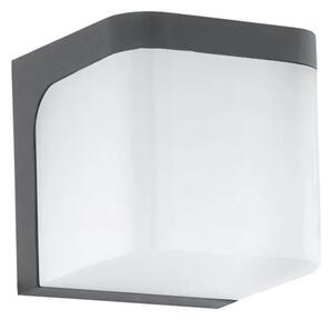 ZUNANJA STENSKA SVETILKA 1xLED 6W, ALU GUS/ČRNA JORBA 96256