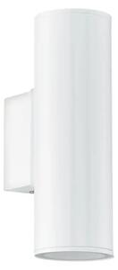 ZUNANJA STENSKA SVETILKA 2xLED GU10, 2X3W, LESENA/BELA RIGA 94101