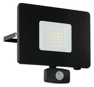 ZUNANJI LED REFLEKTOR 50W, S SENZORJEM, ČRN FAEDO 3 97463