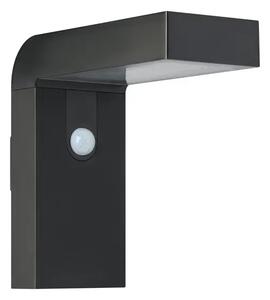ZUNANJA SONČNA STENSKA SVETILKA LED 18X02W, S SENZORJEM, ČRNA BARACONI 900245