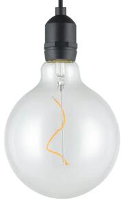 ZUNANJA VISEČA SVETILKA 1xLED KROGLA PROM 125, PROZOREN/ČRN VIGNANELLO KABEL 900208
