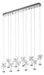 VISEČA SVETILKA/10, LED 10X2,5W, G 870, KROMIRANA/PIANOPOLI KRISTAL 93663