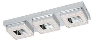 STROPNA SVETILKA 3x LED 3X4W, KROMIRANA/KRISTALNA FRADELO 95656