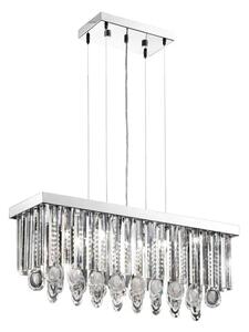 VISEČA SVETILKA 7xLED 7X33W, Š 690, CALAONDA KROM/KRISTAL 93422
