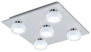 STROPNA SVETILKA 5xLED 5X7,2W, 5X570lm, KROMIRANA/BELA ROMENDO 1 96544