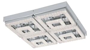 STROPNA SVETILKA 1xLED 48W, KROMIRANA/KRISTALNA FRADELO 95661
