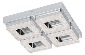STROPNA SVETILKA 4xLED 4X4W, KROMIRANA/KRISTALNA FRADELO 95657