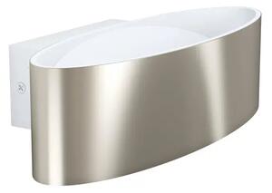 STENSKA SVETILKA 1xLED 10W, 1100lm, SREBRNA/BELA MACCACARI 98543
