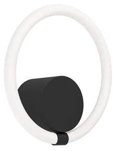 STENSKA SVETILKA 1xLED 11,5W, ČRNO-BELI OBROČI CARANACOA 900564
