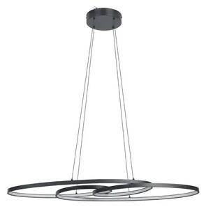 VISEČA SVETILKA 1xLED 36W, D-1150, ZATEMNLJIVA, ČRNO/BELA GIANELLA 900948